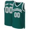 Custom Aqua Gray-White Classic Tops Basketball Jersey