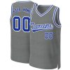 Custom Dark Gray Royal-White Classic Tops Basketball Jersey