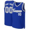 Custom Royal Gray-White Classic Tops Basketball Jersey