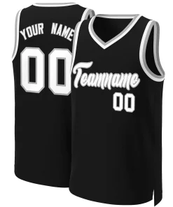 Custom Black White-Gray Classic Tops Basketball Jersey