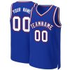 Custom Royal White-Royal Classic Tops Basketball Jersey