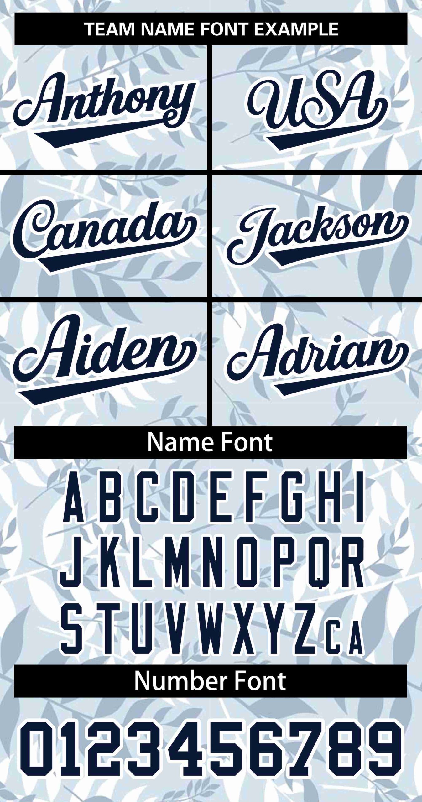 Custom Light Blue Navy-White Graffiti Pattern Authentic Palm Leaf Baseball Jersey - Image 3