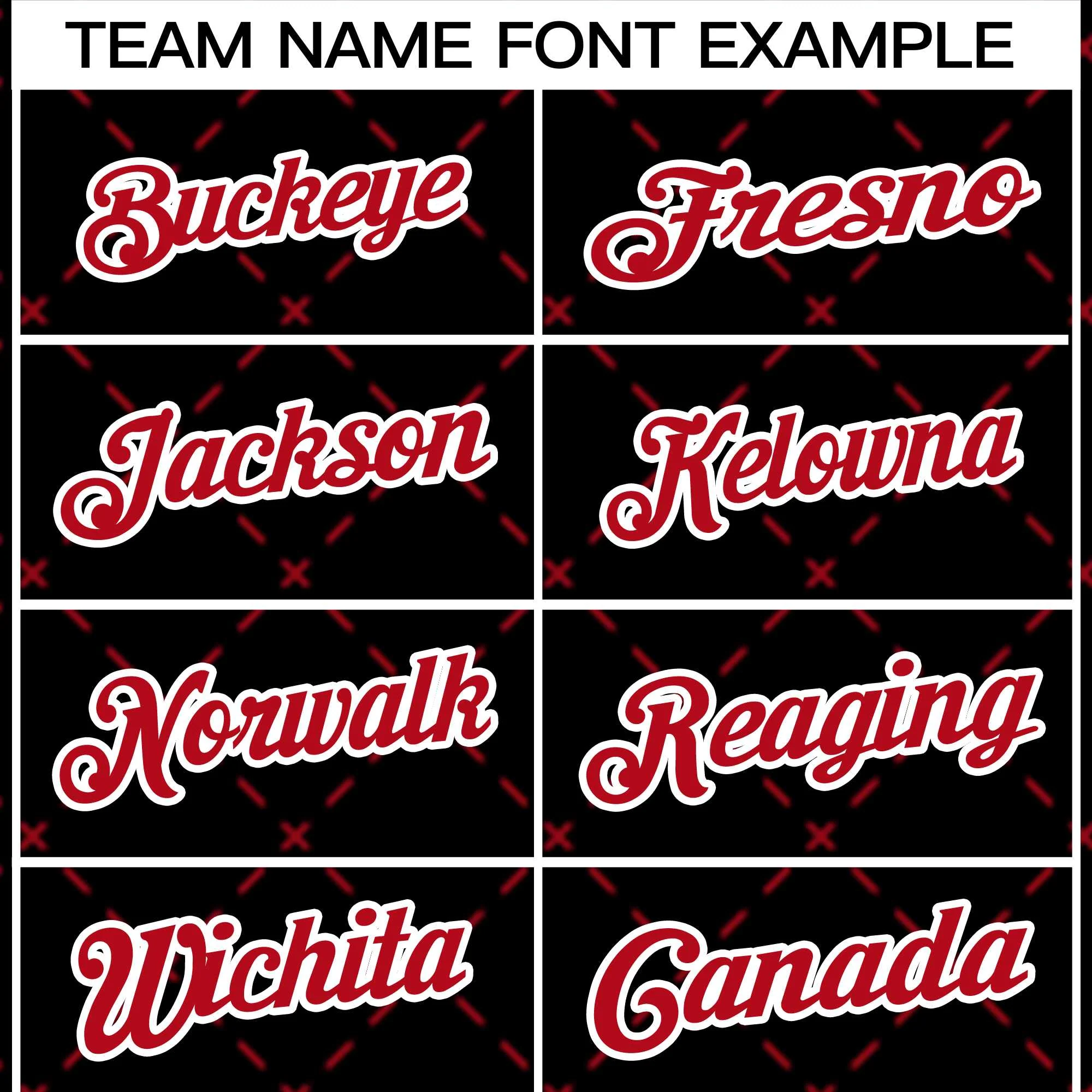 Custom Black Red-White Rhombus Authentic Baseball Jersey - Image 3