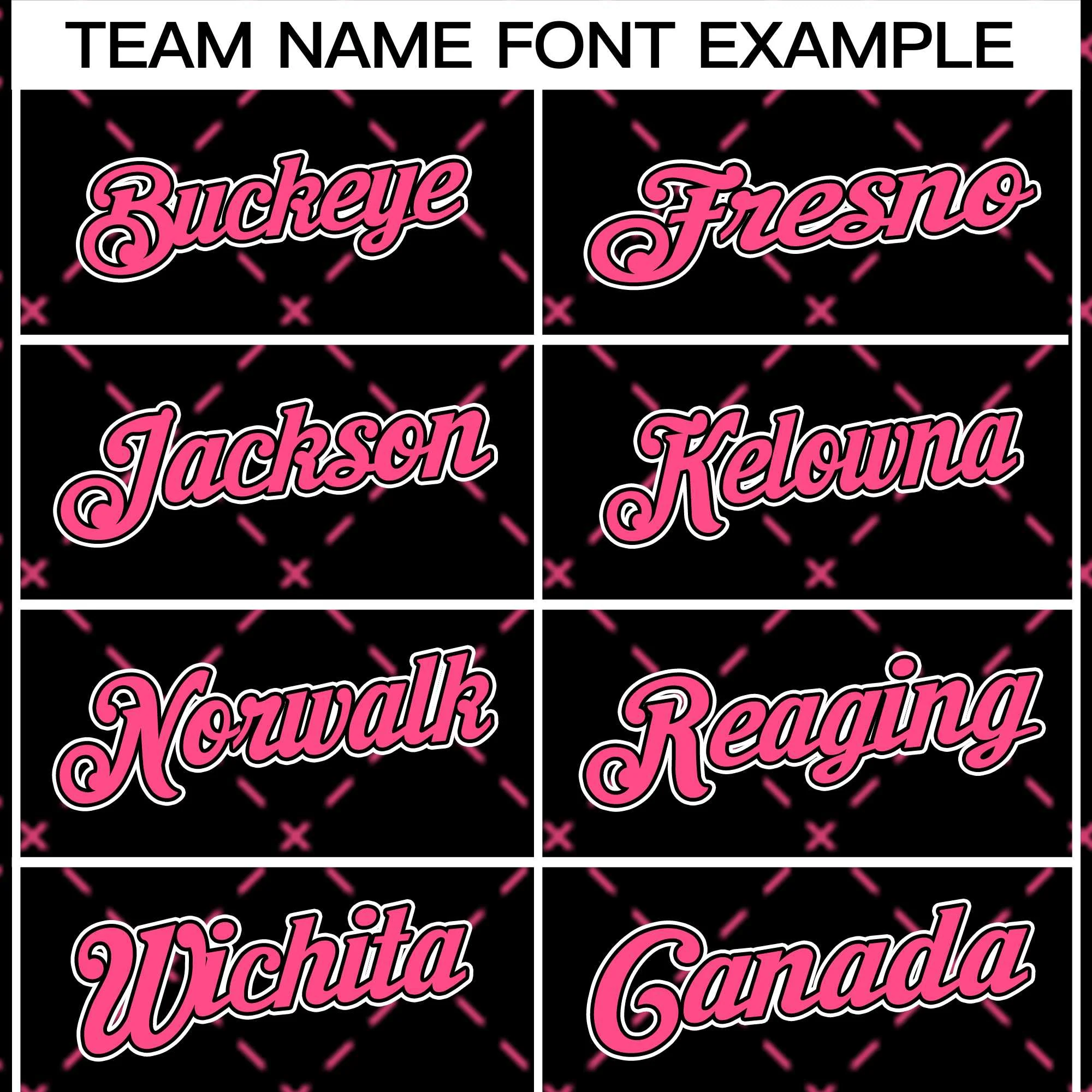 Custom Black Pink Black-White Rhombus Authentic Baseball Jersey - Image 3