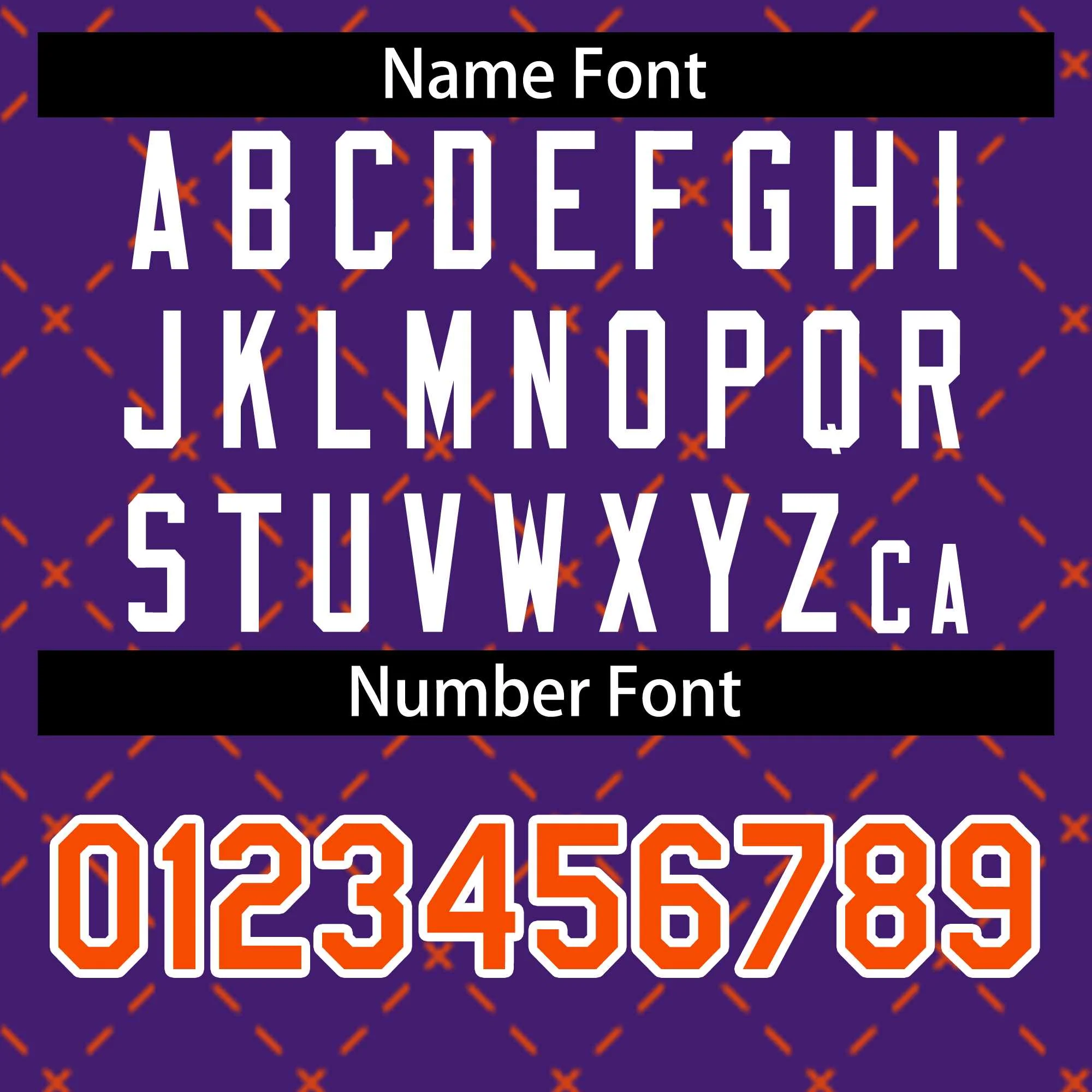 Custom Purple Orange-White Rhombus Authentic Baseball Jersey - Image 4