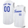 Custom White Royal-White Sleeveless Stripe Fashion Baseball Jersey