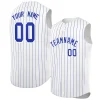 Custom White Royal-White Sleeveless Stripe Fashion Baseball Jersey