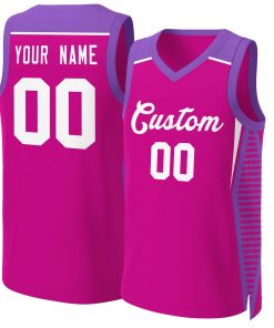 Custom Red Red Classic Tops Mesh Basketball Jersey
