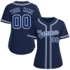Custom Navy Royal-White Classic Style Baseball Jersey For Women