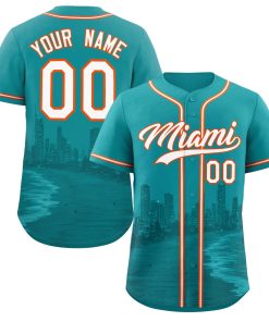 Aqua City Connect Baseball Jersey