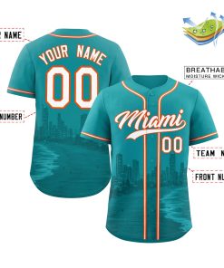 Aqua City Connect Baseball Jersey