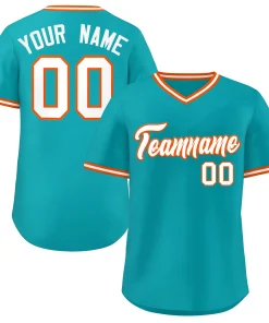 V Neck Pullover Baseball Jersey