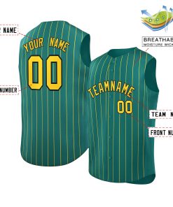 Red Striped Baseball Jersey