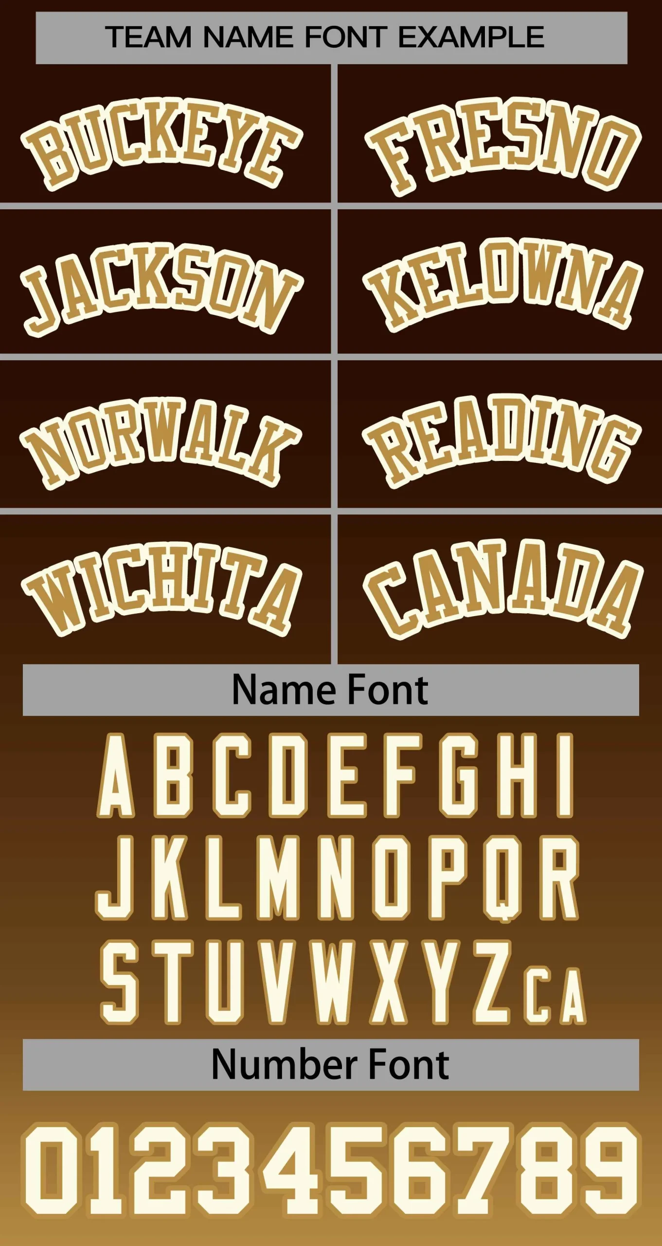 Custom Brown Old Gold-Cream Gradient Stripe Fashion Authentic Baseball Jersey - Image 3