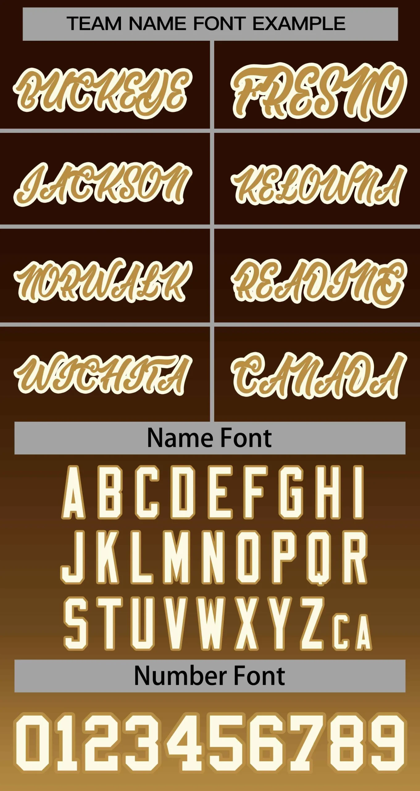 Custom Brown Old Gold-Cream Gradient Stripe Fashion Authentic Baseball Jersey - Image 3