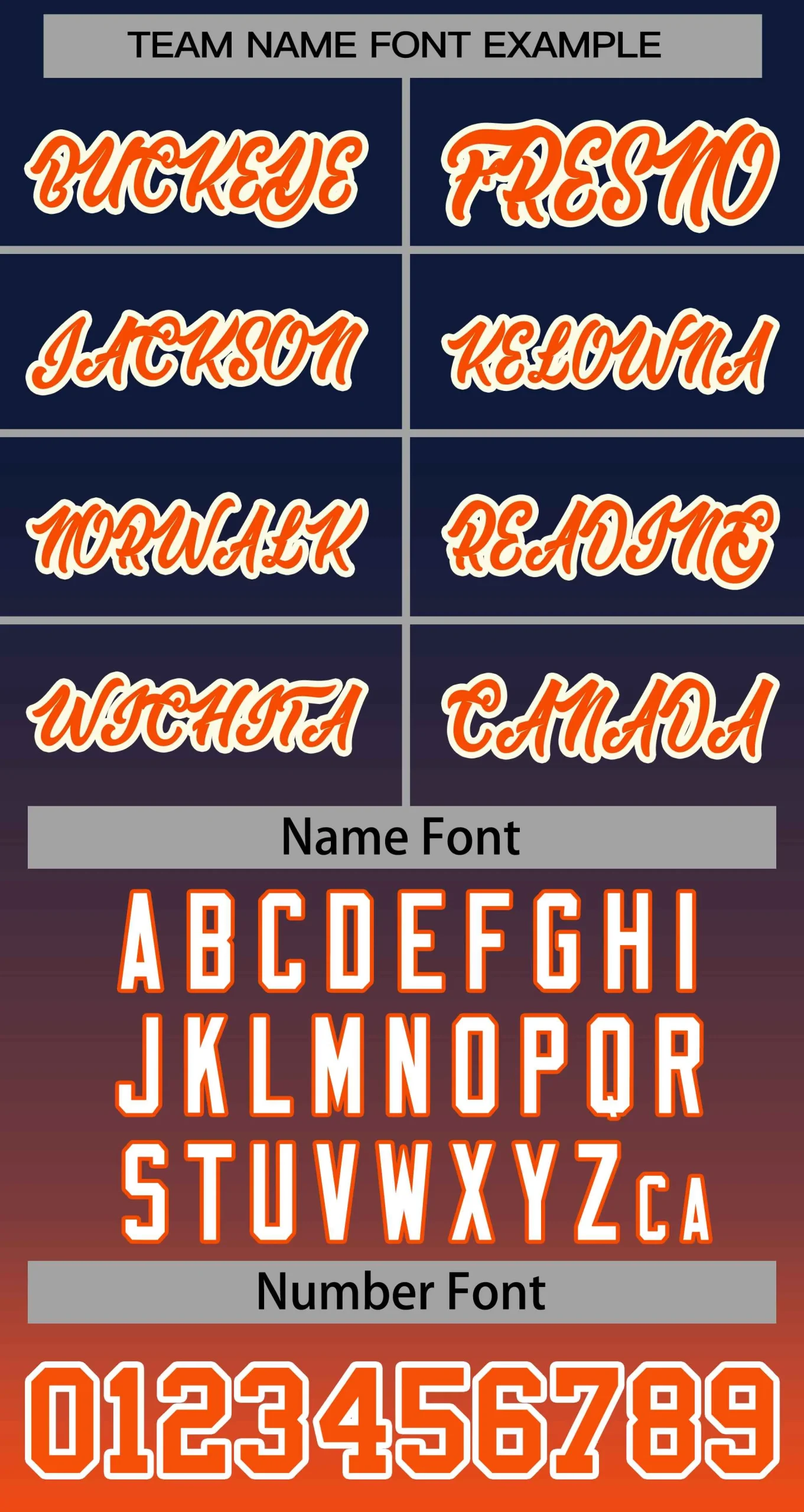 Custom Navy Orange-White Gradient Stripe Fashion Authentic Baseball Jersey - Image 3