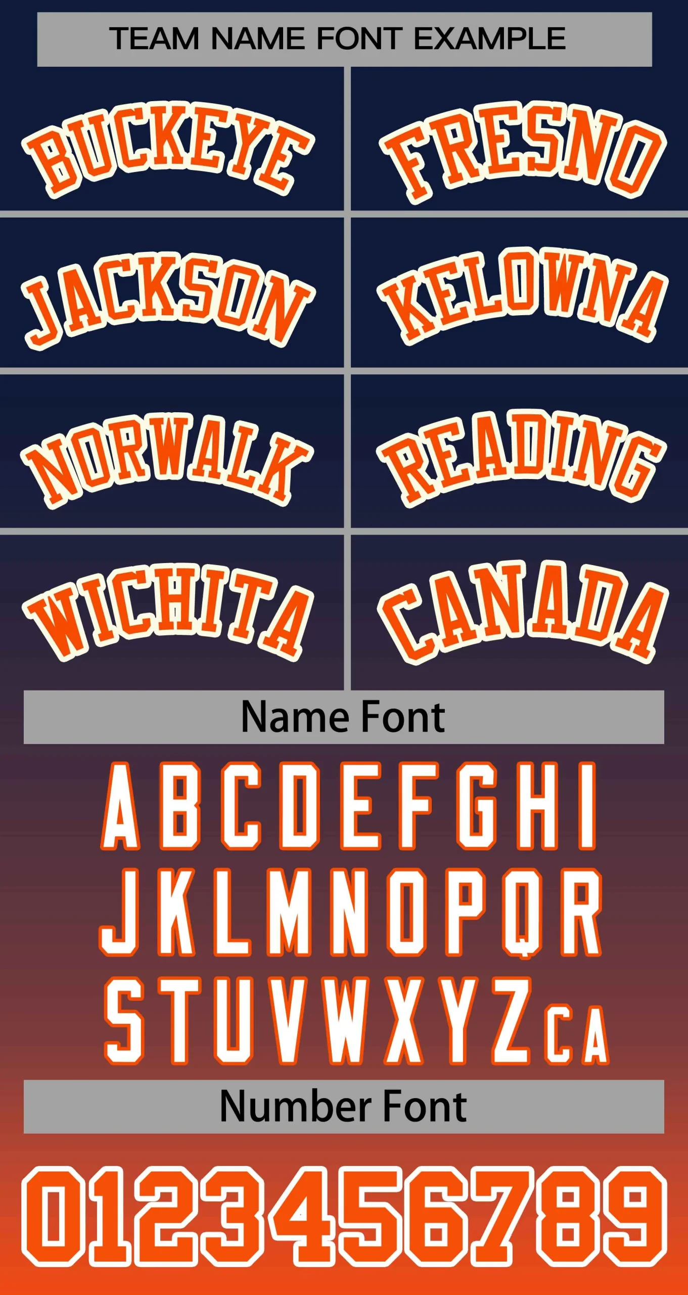 Custom Navy Orange-White Gradient Stripe Fashion Authentic Baseball Jersey - Image 3