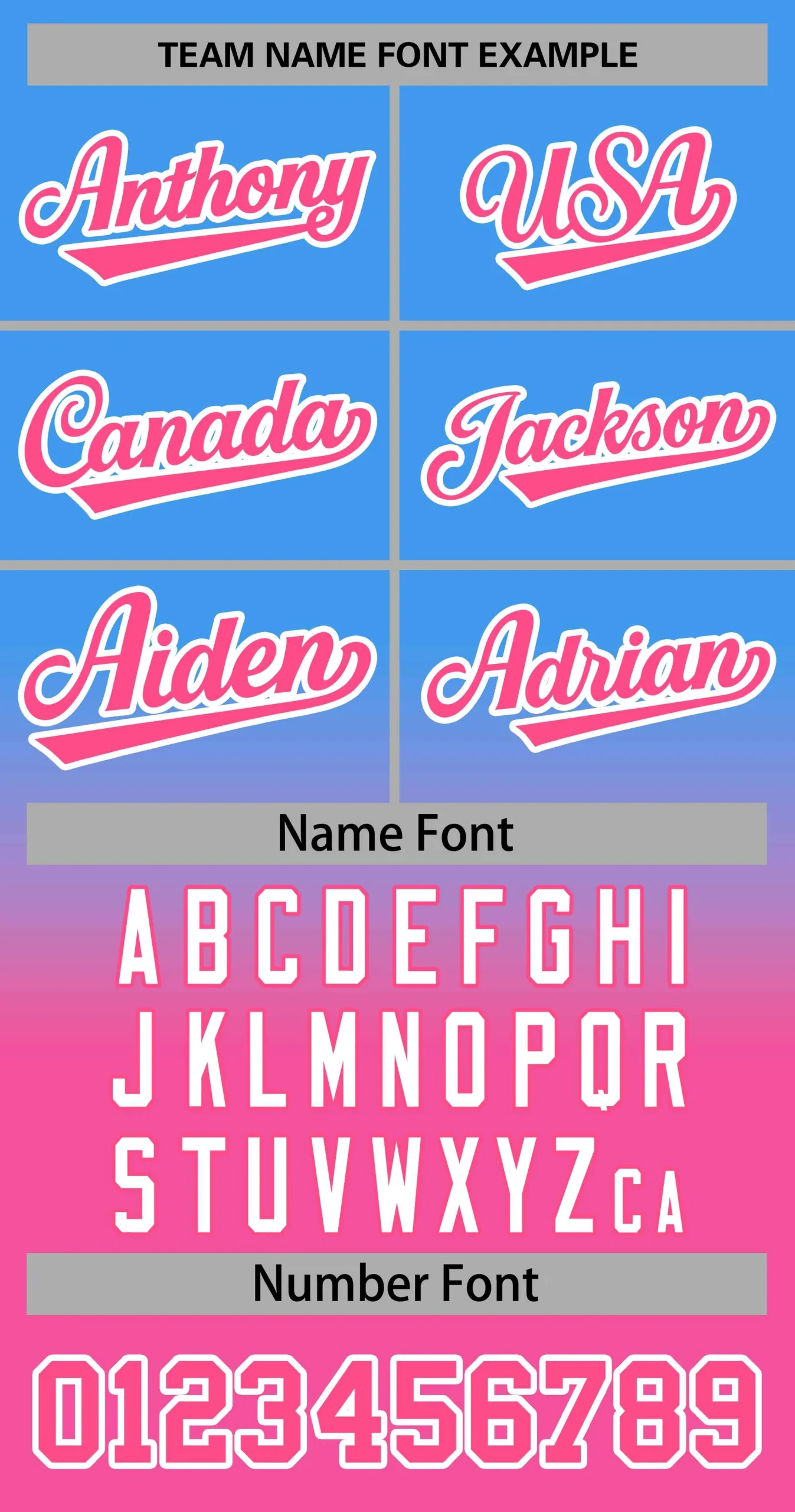 Custom Powder Blue Pink-White Gradient Stripe Fashion Authentic Baseball Jersey - Image 3