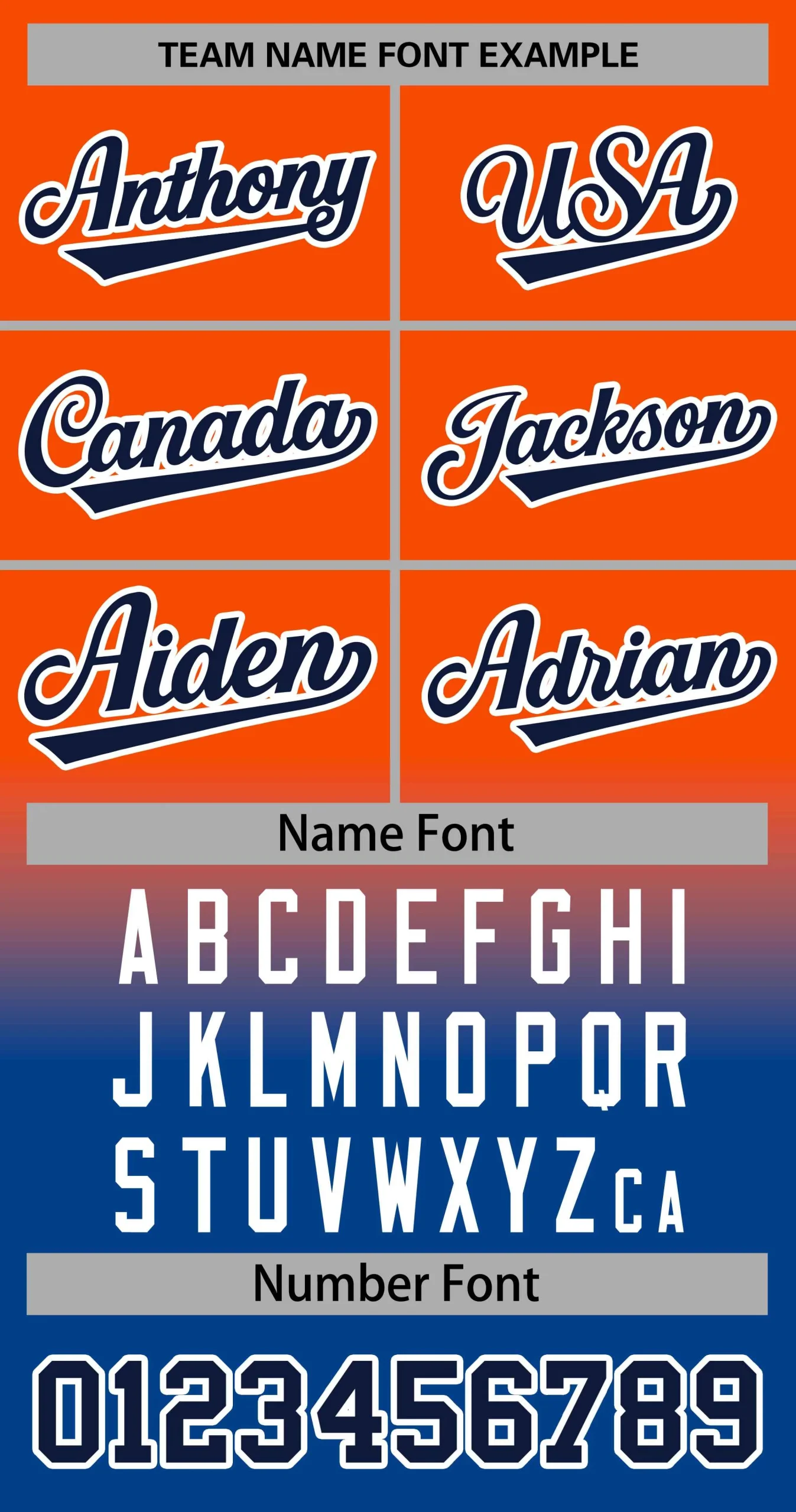 Custom Orange Royal-White Gradient Stripe Fashion Authentic Baseball Jersey - Image 3