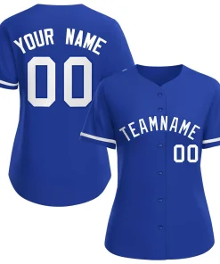 Royal Blue And White Jersey