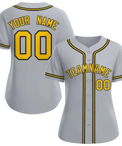 Dark Grey Baseball Jersey