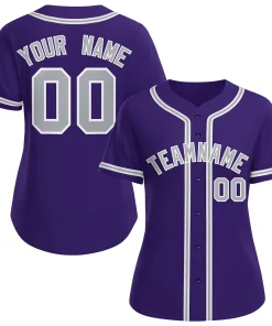 Purple Baseball Jersey