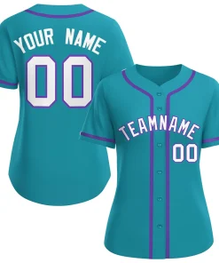Aqua Baseball Jersey
