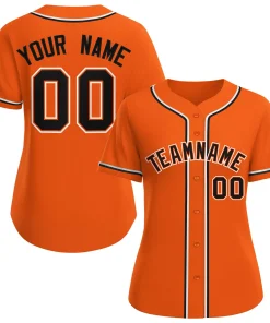 Orange Baseball Jersey
