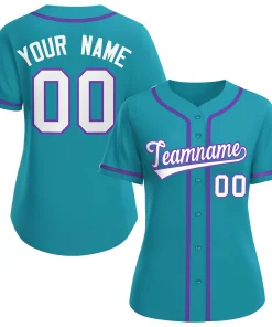 Aqua Baseball Jersey