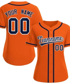 Orange Baseball Jersey