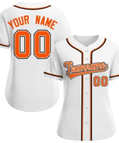 Blank White Baseball Jersey