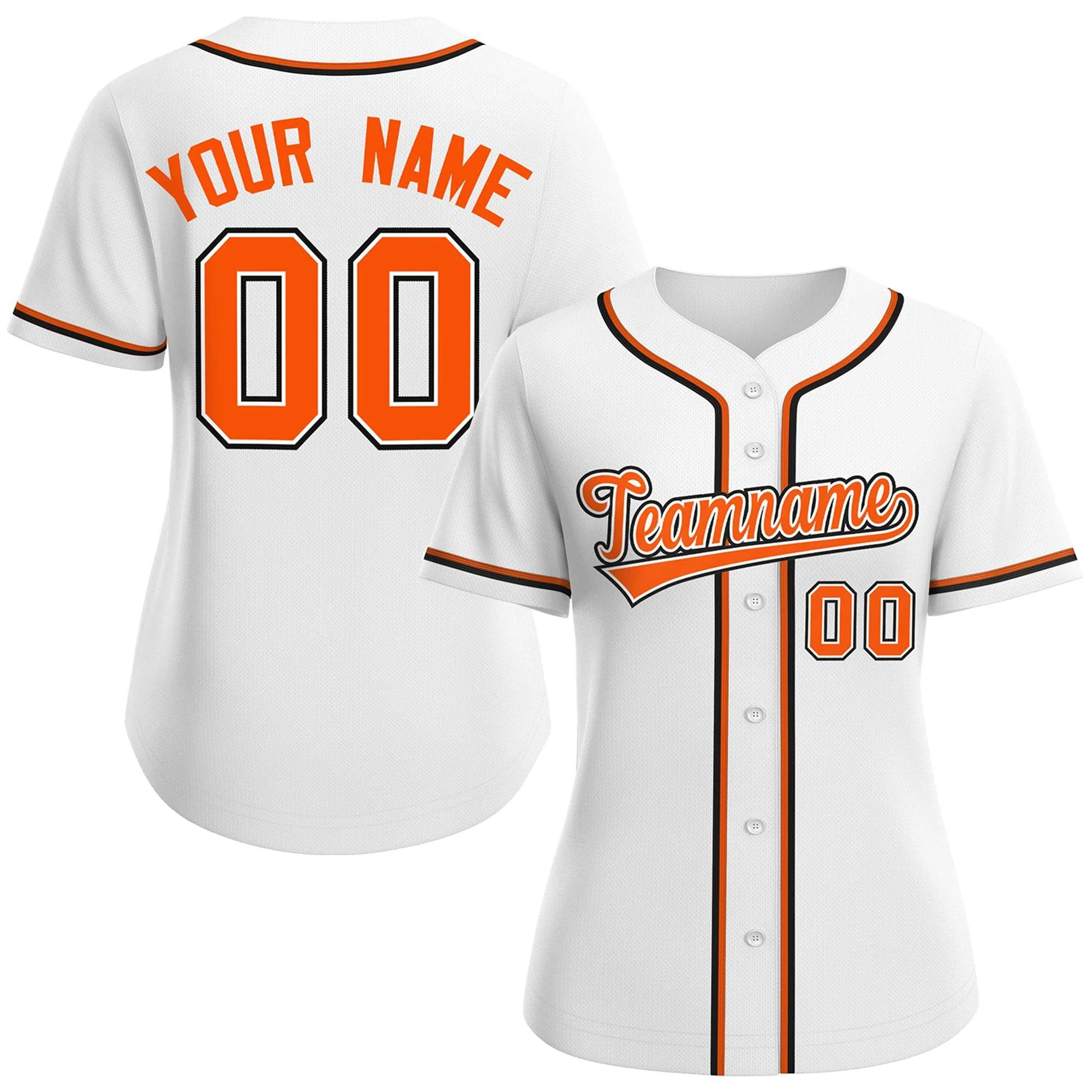 Blank White Baseball Jersey