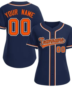 Blank Navy Blue Baseball Jersey