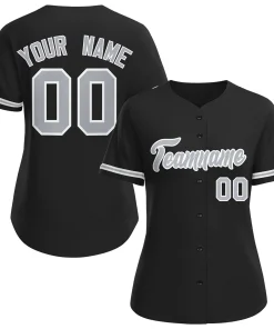 Black And White Baseball Jersey