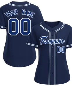 Navy Blue Baseball Jersey