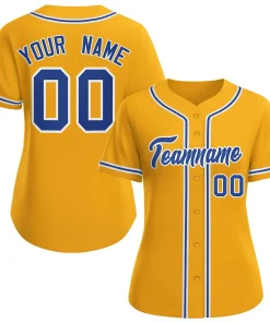 Gold Baseball Uniforms