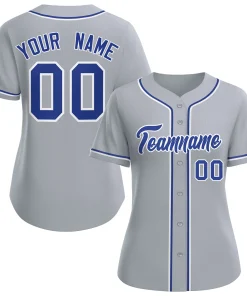 Gray Baseball Jersey