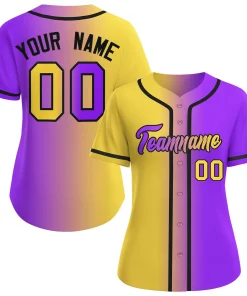 Gradient Baseball Jersey
