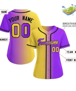 Gold Baseball Jersey