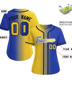 Gold Baseball Jersey