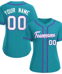 Aqua Baseball Jersey