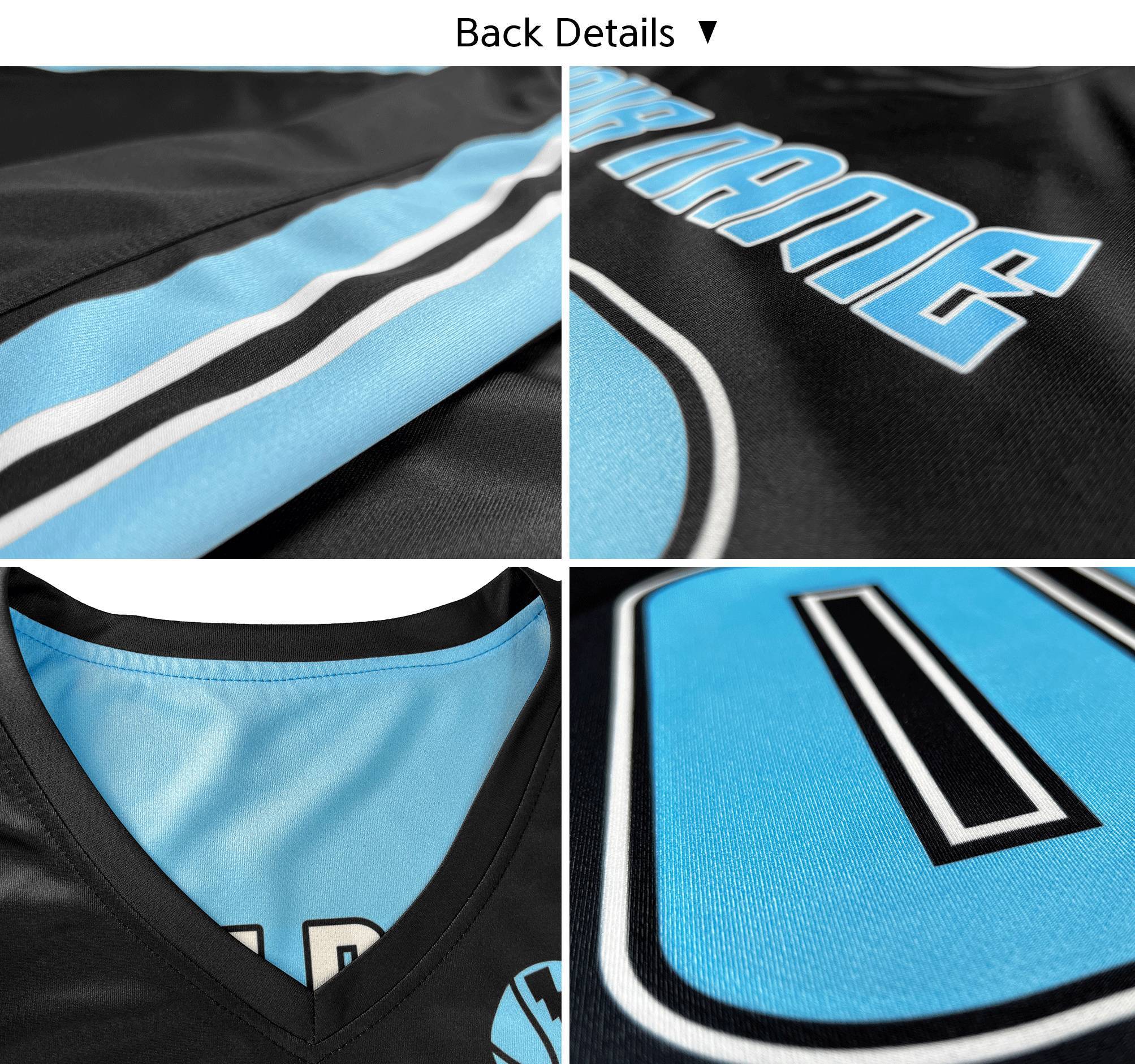 Custom Royal White Double Side Tops Athletic Basketball Jersey - Image 4