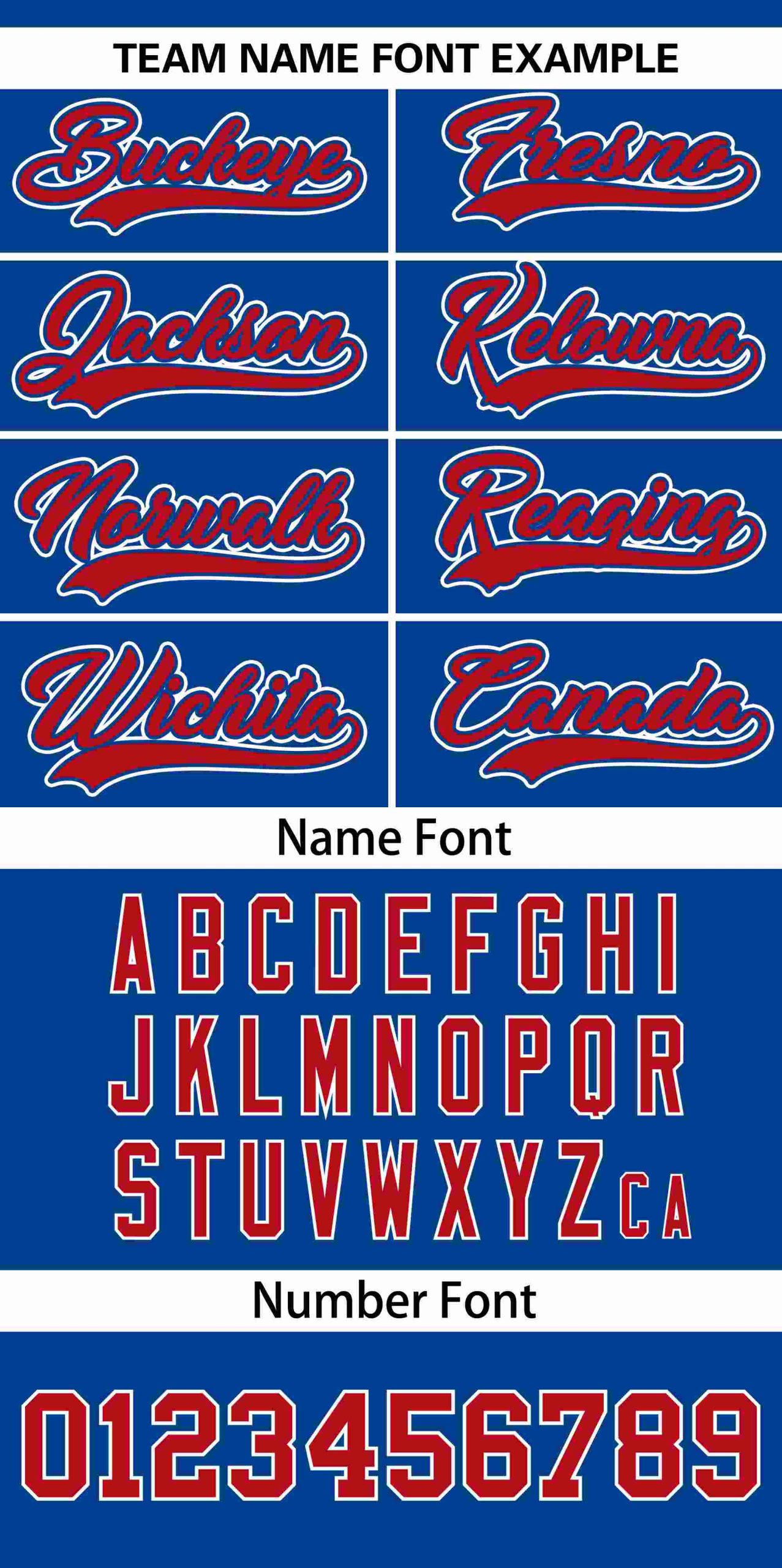 Custom Royal Red Personalized Cleveland City Nightscape Authentic Baseball Jersey - Image 3