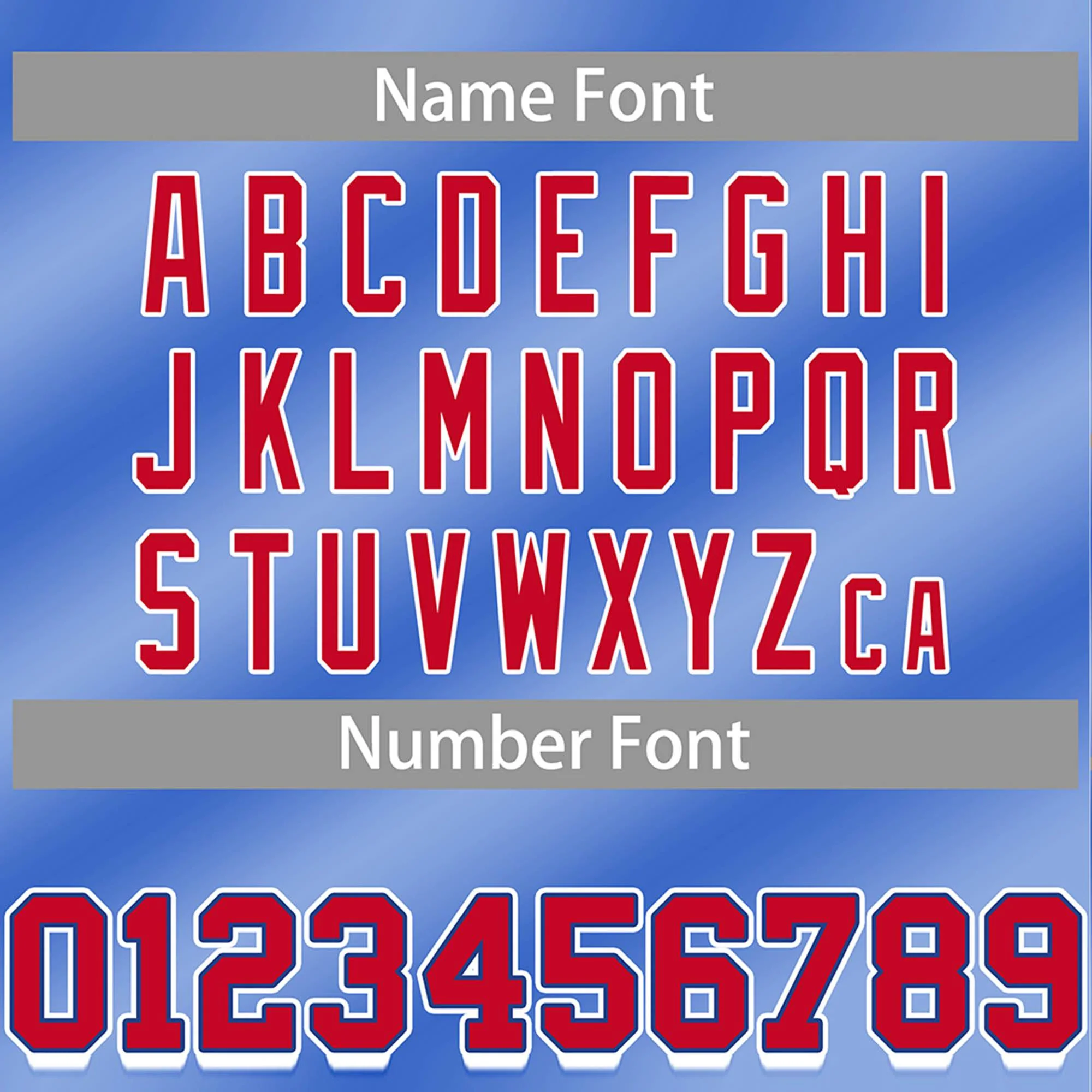 Custom Royal Red-White Gradient Fashion Authentic Baseball Jersey - Image 4