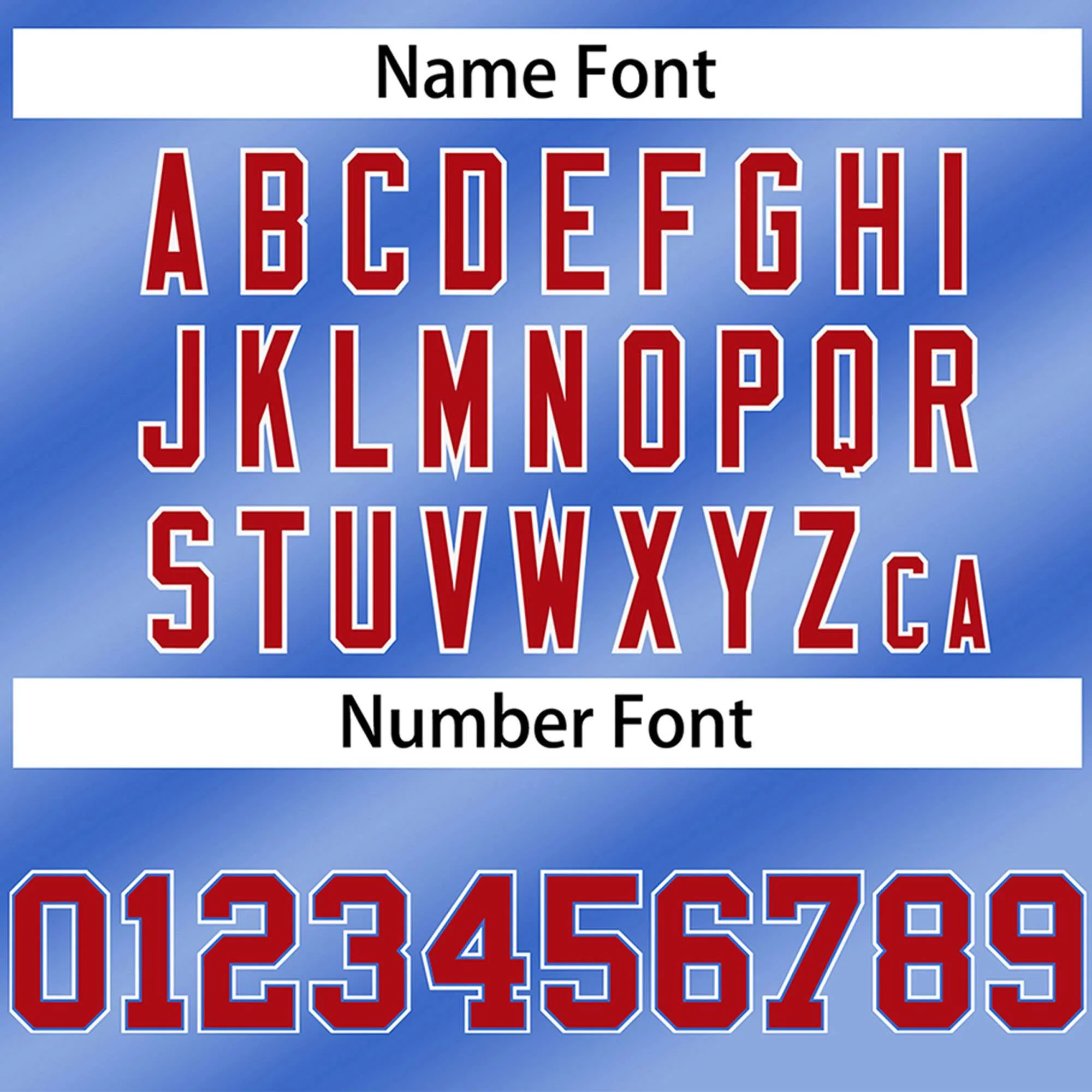 Custom Powder Blue Red-White Gradient Fashion Authentic Baseball Jersey - Image 4