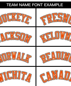 Custom White Orange-Black Classic Tops Mesh Basketball Jersey for Women
