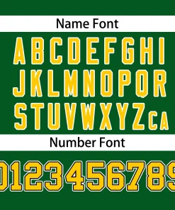 Custom Green Gold-White Classic Tops Mesh Basketball Jersey for Women