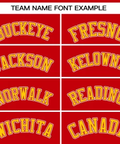 Custom Red Gold-White Classic Tops Mesh Basketball Jersey for Women