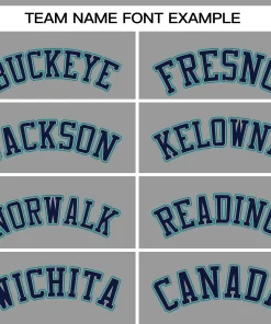 Custom Gray Navy-Aqua Classic Tops Mesh Basketball Jersey for Women