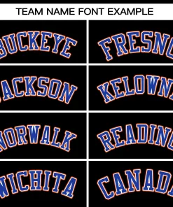 Custom Black Royal-Orange Classic Tops Mesh Basketball Jersey for Women